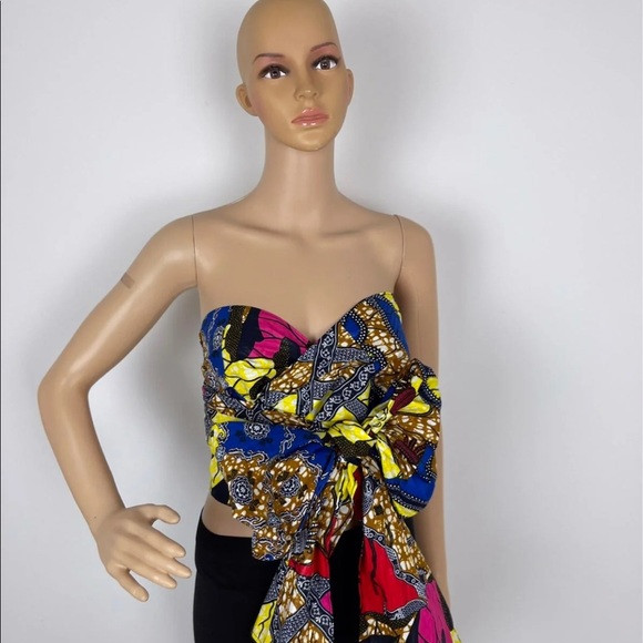 African Print Ankara Infinity Top - Picture 8 of 12